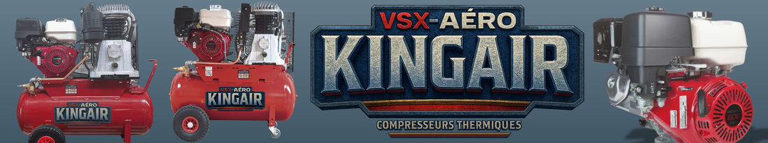 Les 7 avantages d’un compresseur thermique KINGAIR pour le sablage et l’aérogommage