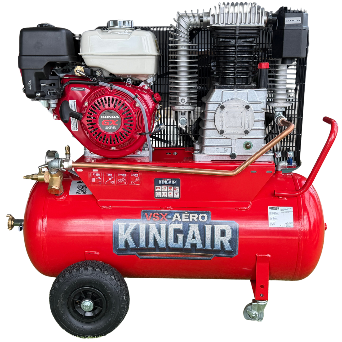 Compresseur KINGAIR 9 CV Thermique 100 Litres